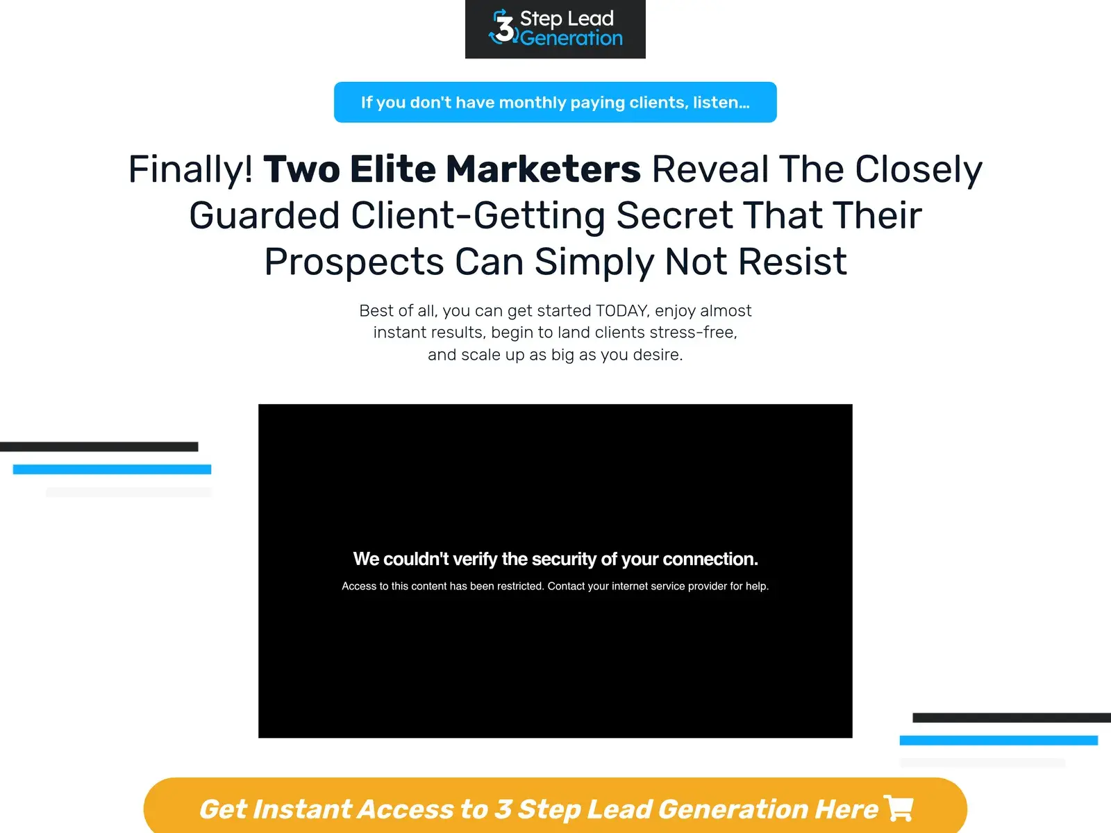 3 Step Lead Generation — Course Funnels case study by Spiety