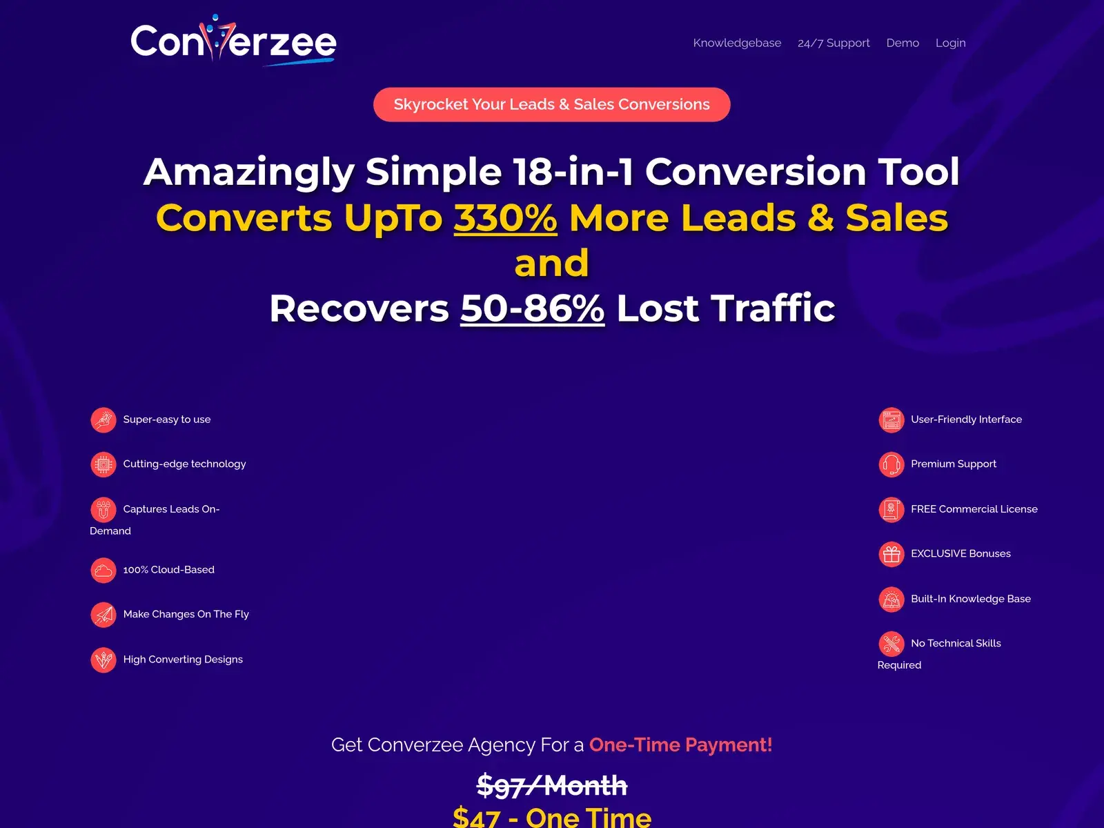Converzee — SaaS Products case study by Spiety