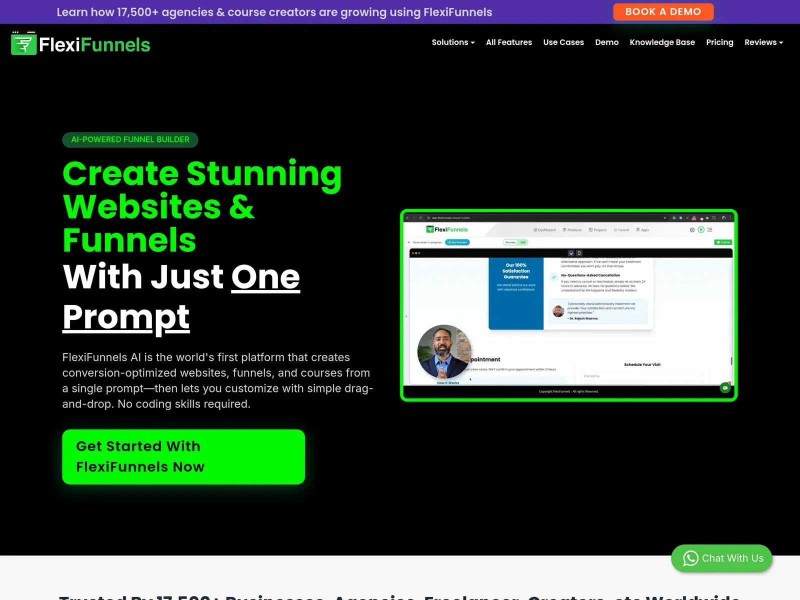 FlexiFunnels — SaaS Product case study by Spiety