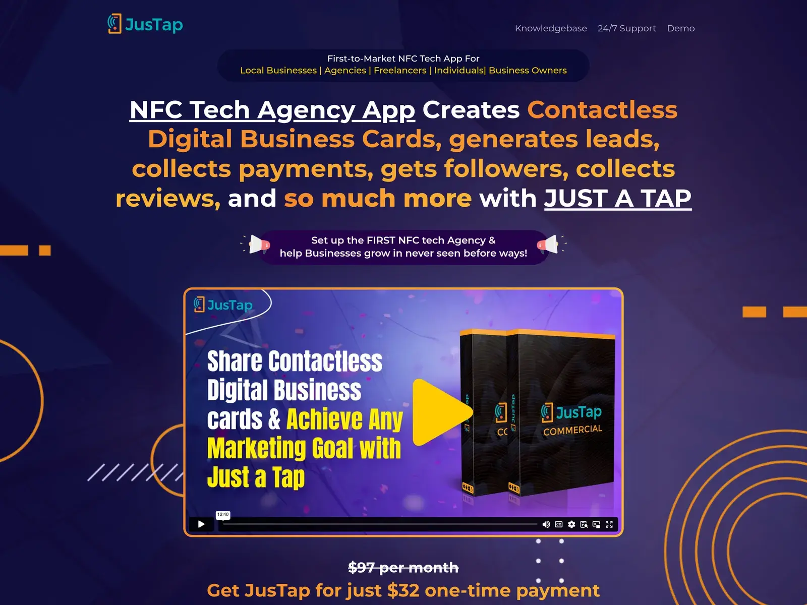 JusTap — SaaS Product case study by Spiety