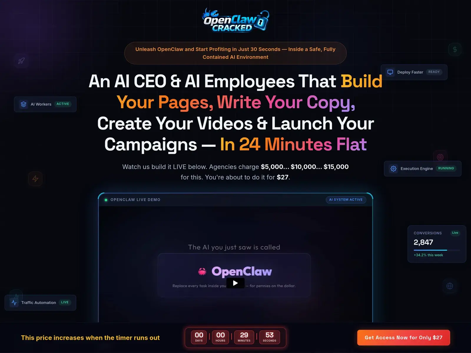 OpenClaw Cracked — Digital Product case study by Spiety