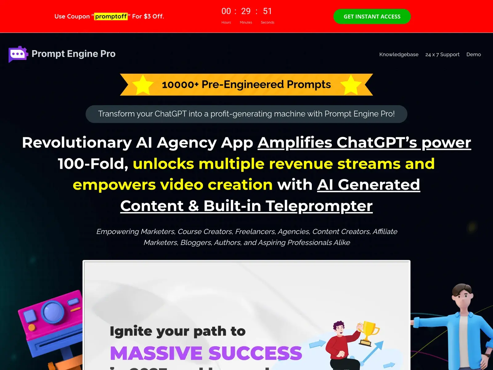 Prompt Engine Pro — SaaS Products case study by Spiety