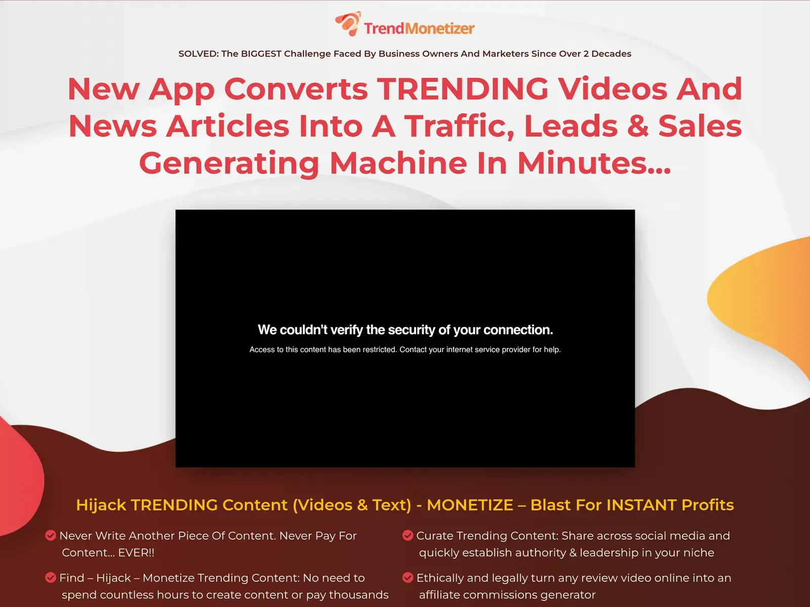 TrendMonetizer — Digital Products case study by Spiety