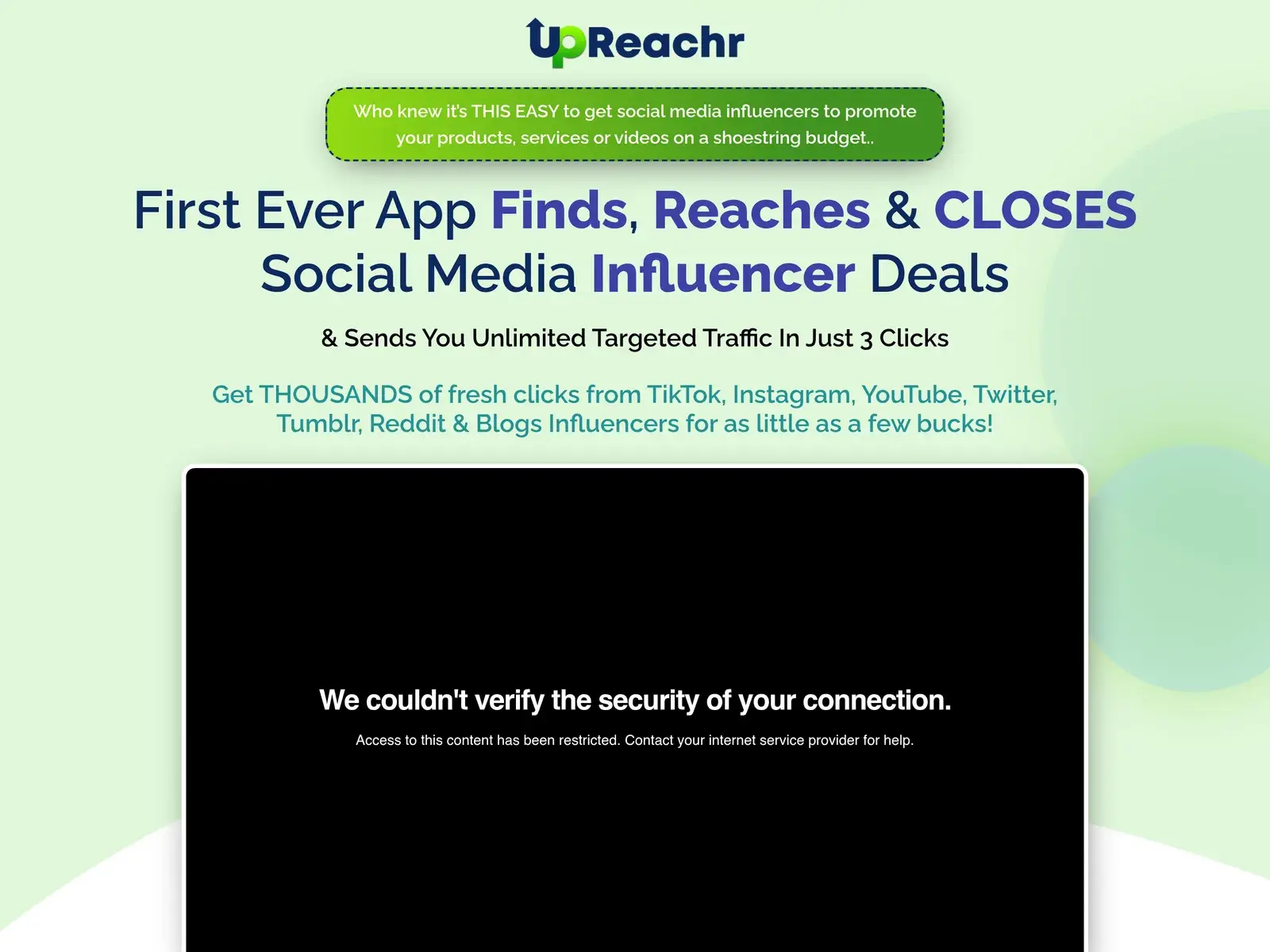 Upreachr — Digital Products case study by Spiety