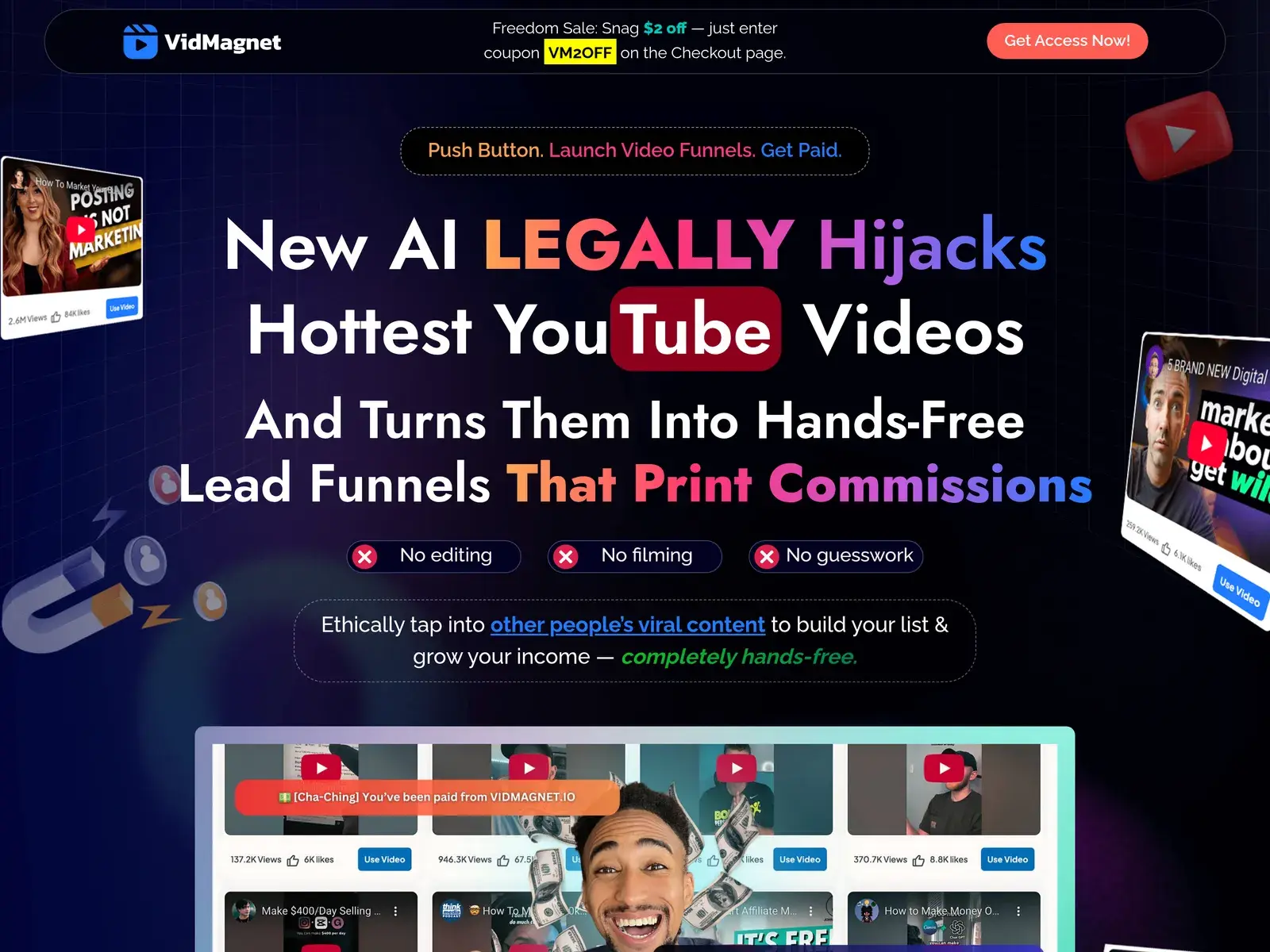 VidMagnet — Digital Product case study by Spiety